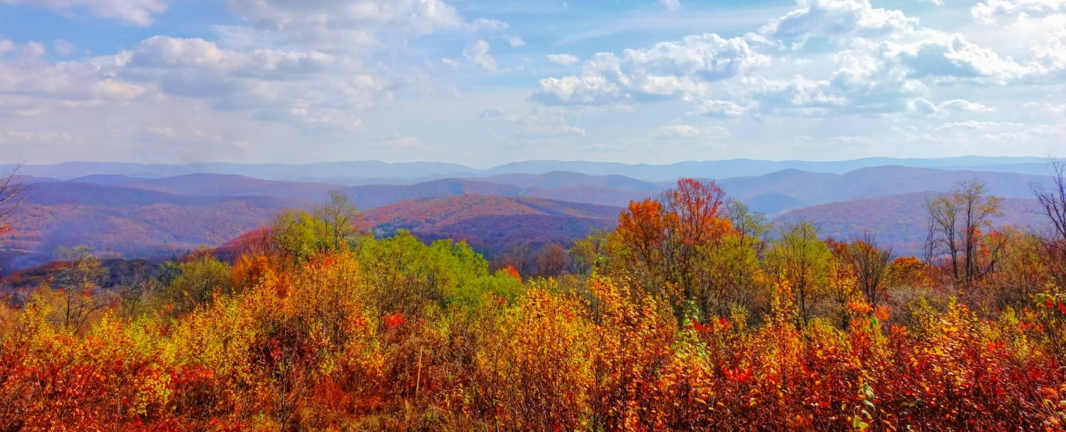 Virginia Mountains in Fall