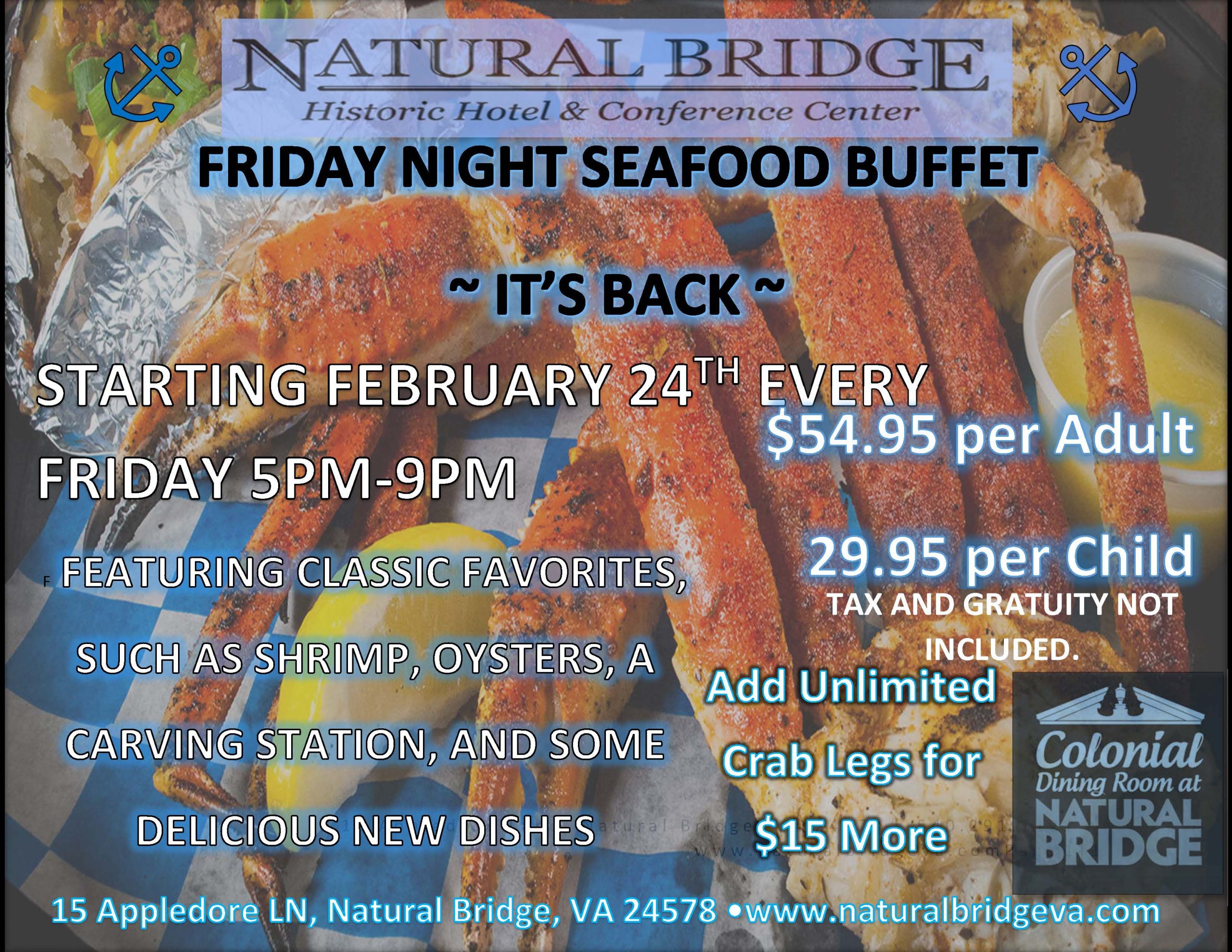 Seafood Buffet flyer