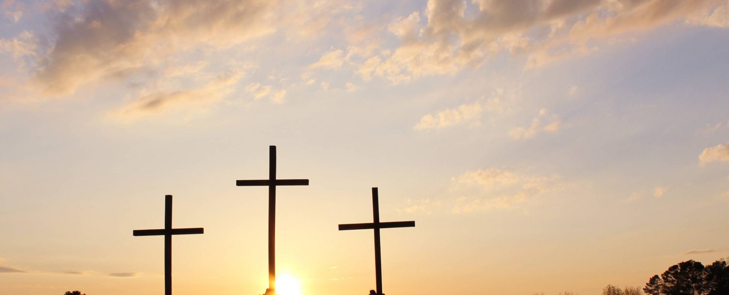 Recreation of crosses for Easter